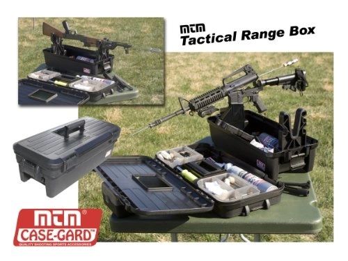 MTM CASE GARD Shooting Rests - MTM Tactical Range Box in Black - AR15. TRB