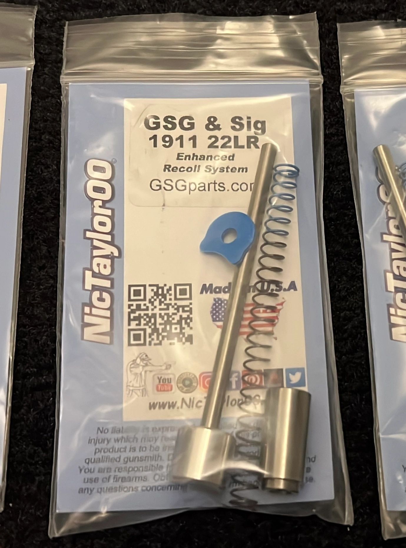 GSG ENHANCED RECOIL SYSTEM FOR THE 1911 22LR - TAYLOR TACTICAL - Image 2
