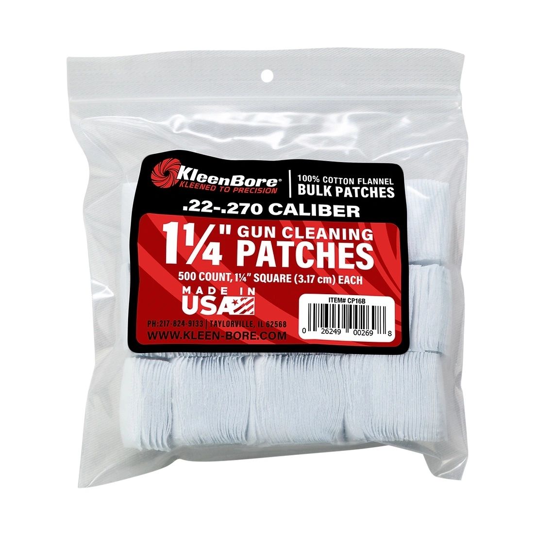 KLEENBORE - Gun Cleaning Patches - All calibres .410 & 12 Ga to 9mm & .45" - CP13B CP14B CP16B CP17B - Image 6
