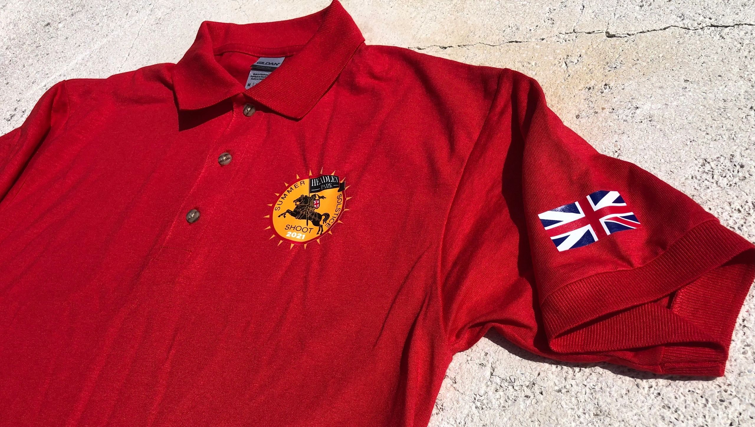 RANGE OFFICER - Red T Shirt / Polo Shirt / Short Sleeve Shirt - Image 6