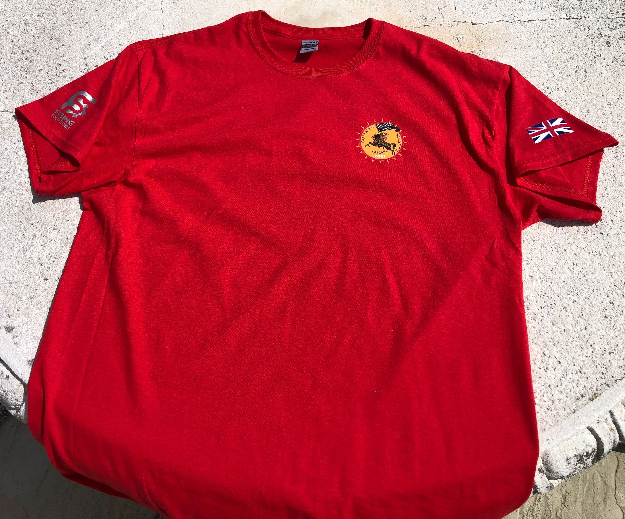 RANGE OFFICER - Red T Shirt / Polo Shirt / Short Sleeve Shirt - Image 9