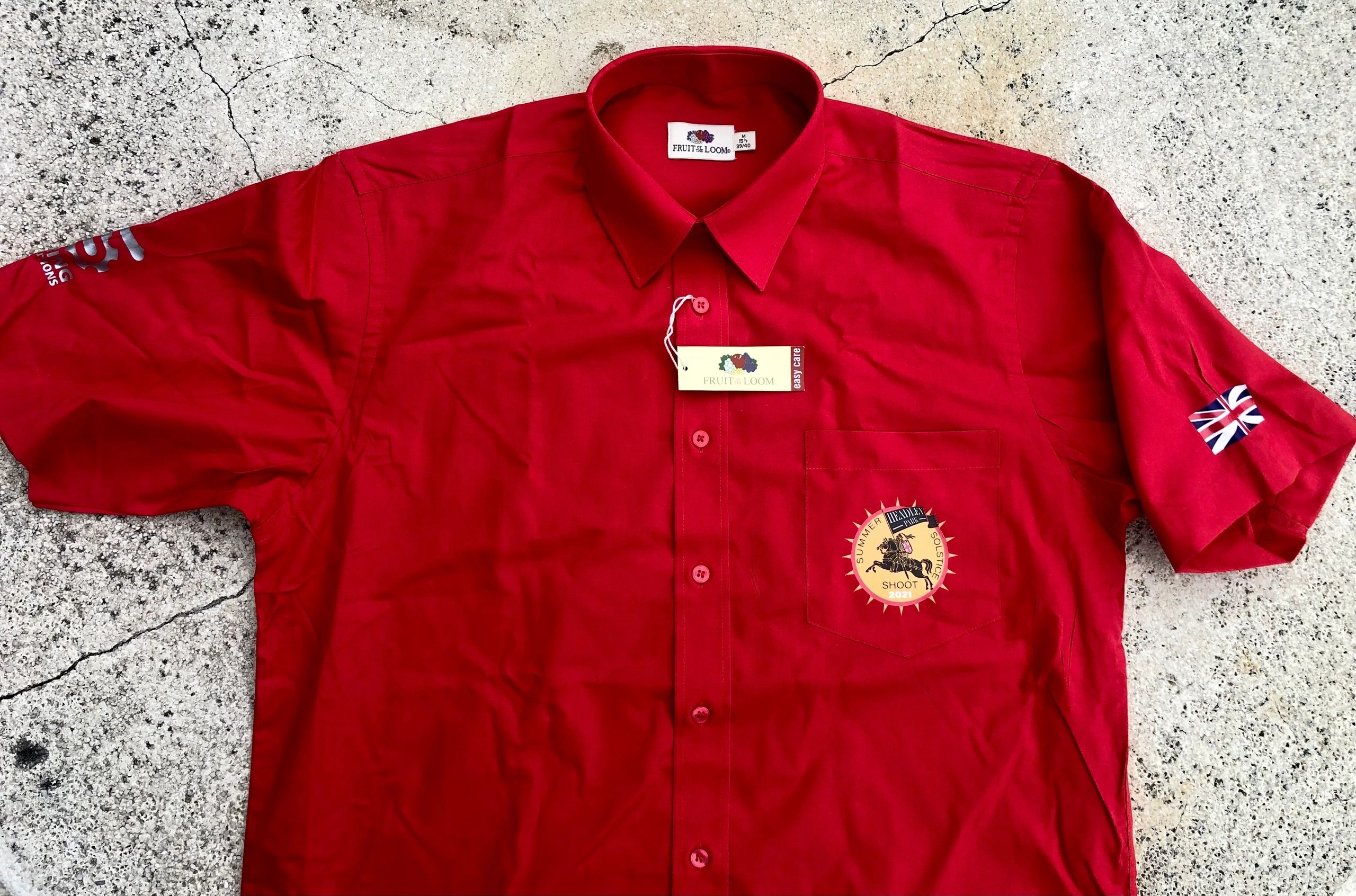 RANGE OFFICER - Red T Shirt / Polo Shirt / Short Sleeve Shirt - Image 4