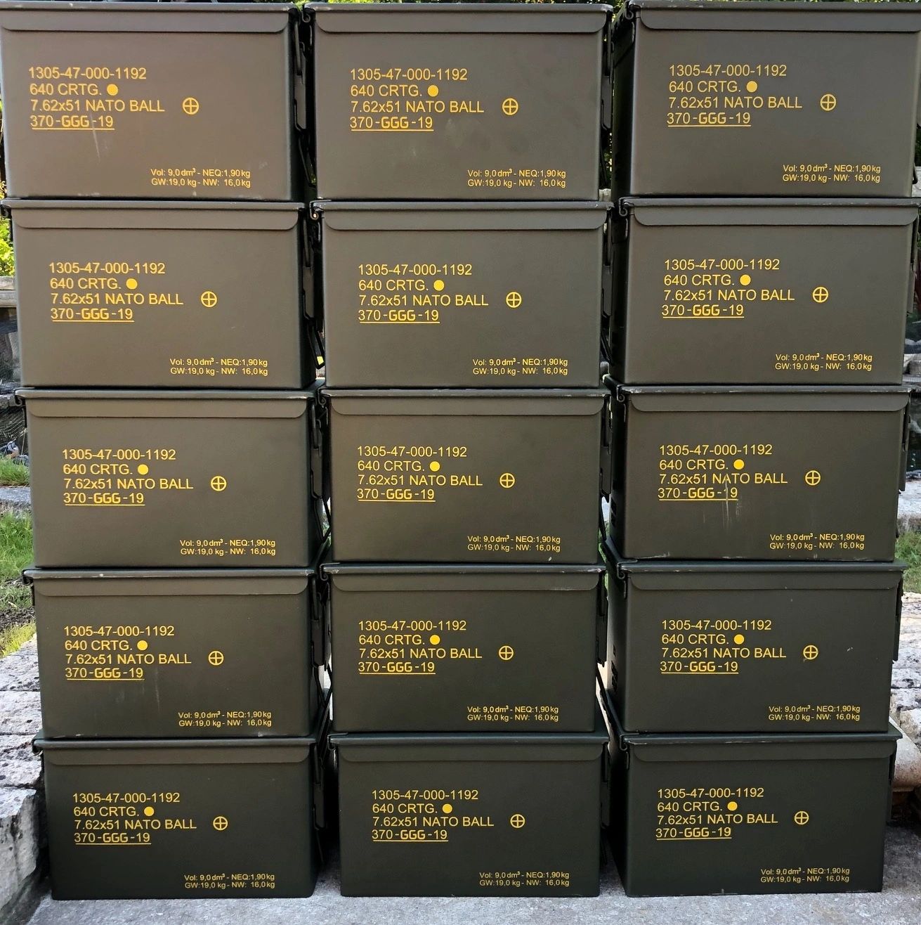 GGG .308 Win / 7.62 x 51mm NATO M80 BALL AMMUNITION - 147g FMJ Boxer Primed - Latest Batches - Image 4