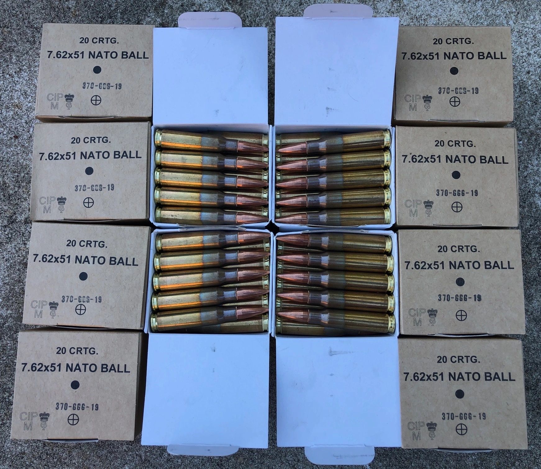 GGG .308 Win / 7.62 x 51mm NATO M80 BALL AMMUNITION - 147g FMJ Boxer Primed - Latest Batches - Image 7