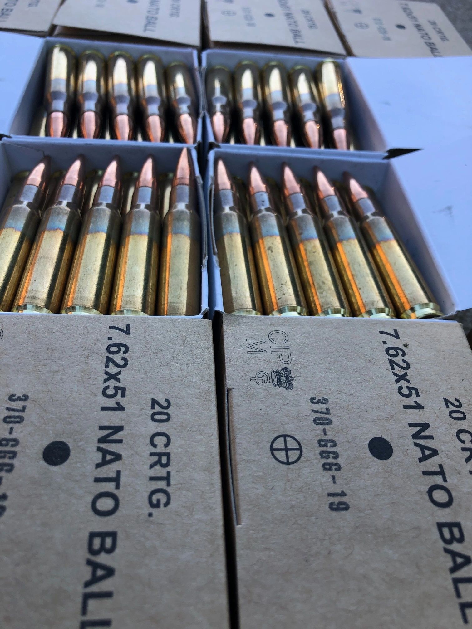 GGG .308 Win / 7.62 x 51mm NATO M80 BALL AMMUNITION - 147g FMJ Boxer Primed - Latest Batches - Image 6