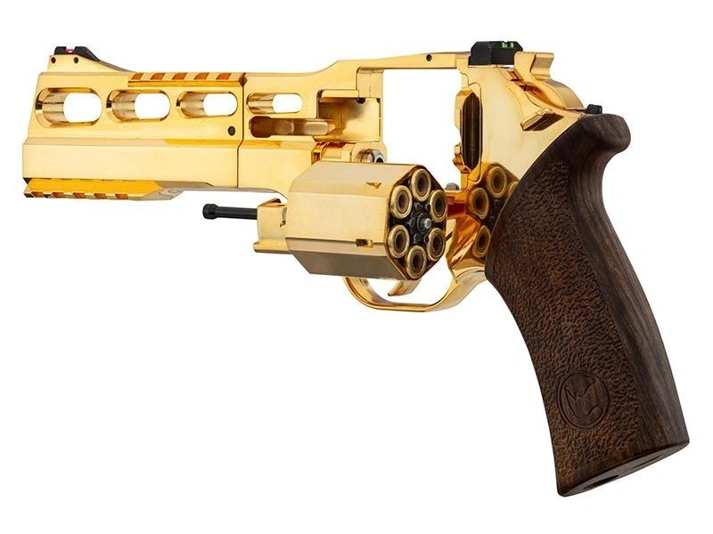 Chiappa 4.5mm/.177 Charging Rhino 60DS Co2 Air Pistol Revolver 6" Barrel - Gold colour finish - Image 6