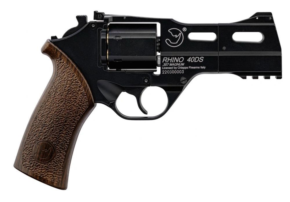 Chiappa 4.5mm/.177 Charging Rhino 40DS Co2 Air Pistol Revolver (4" - Black - 440.123) - Image 2