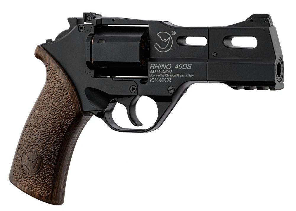 Chiappa 4.5mm/.177 Charging Rhino 40DS Co2 Air Pistol Revolver (4" - Black - 440.123) - Image 3