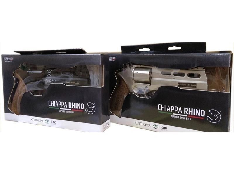 Chiappa 4.5mm/.177 Charging Rhino 50DS Co2 Air Pistol Revolver (5" - Black - 440.085) - Image 2